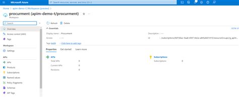 API Management Workspaces AZ. 204 的图像结果