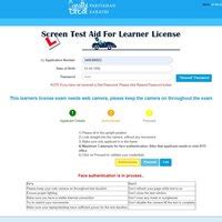 RTO India — Face recognition Error in LL test