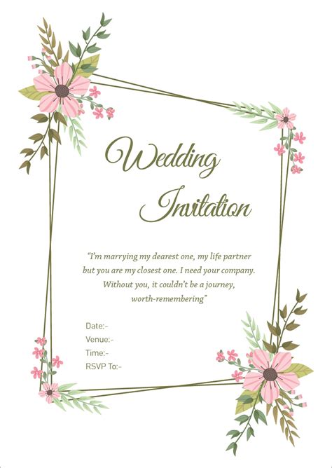 Wedding Invitation Wordings For Friends, Invitation Quotes