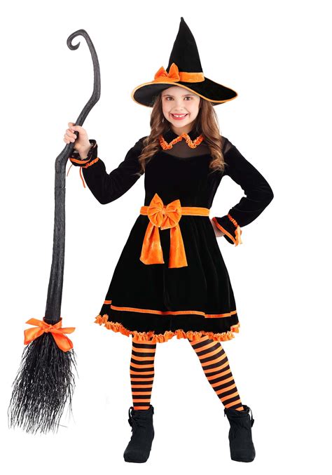 Crafty Witch Kid's Costume | Girl's Witch Costumes