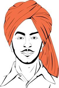 AD Bhagat Singh Wall Poster For Room Paper Print - Personalities ...