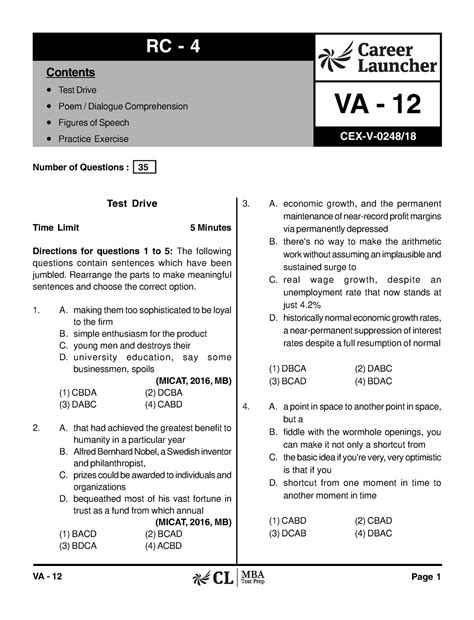 VA-12 RC 4 with Solutions - RC - 4 Contents Test Drive Poem / Dialogue ...