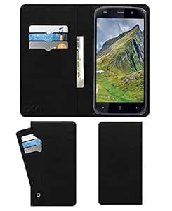 ACM Wallet Leather Flip Carry Case Compatible with Iball Andi 5l Rider ...