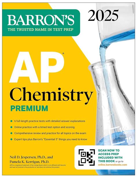 AP Chemistry Premium 2025: 6 Practice Tests + Comprehensive Review ...