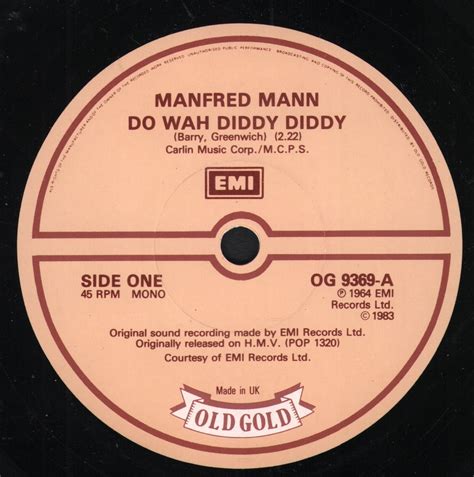 Album Do wah diddy diddy de Manfred Mann sur CDandLP