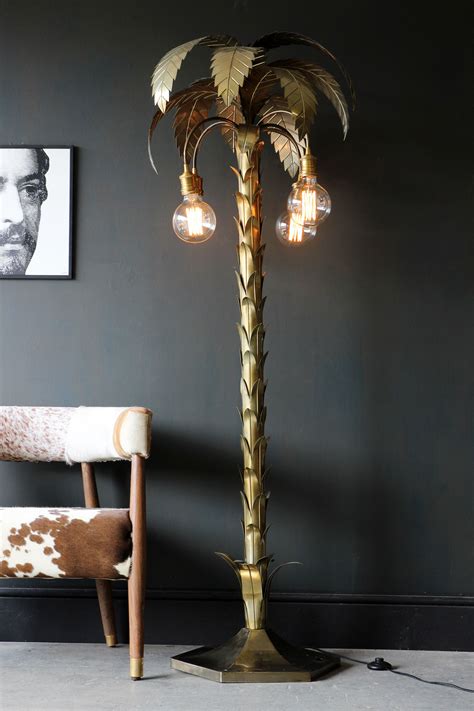 Palm Tree Floor Light - Rockett St George | Tree floor lamp, Palm tree ...