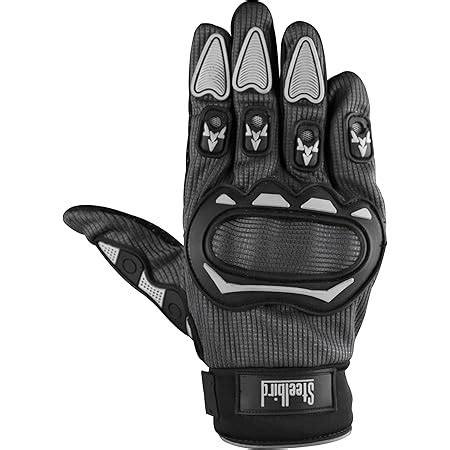 Steelbird Full Finger Bike Riding Gloves with Touch Screen Sensitivity ...