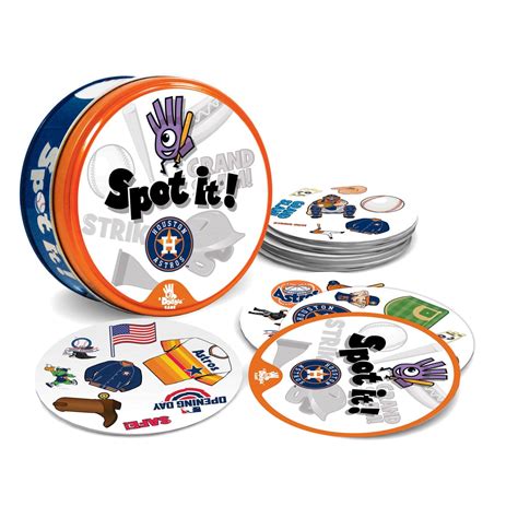 Houston Astros Spot It! Card Game | Card Game – MasterPieces Puzzle ...