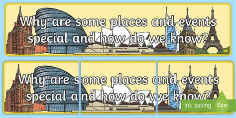Why Are Some Places and Events Special and How Do We Know? Display Banner