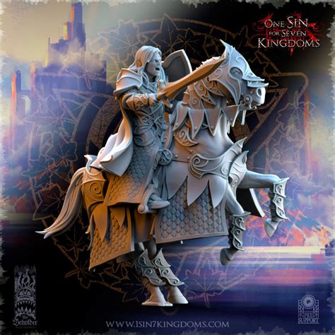 Acheter The Beholder Miniatures - Elfes - Commandement Chevalier - L ...