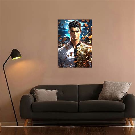High-Quality Metal Posters - Footballer Cristiano Ronaldo F07 | Vibrant ...