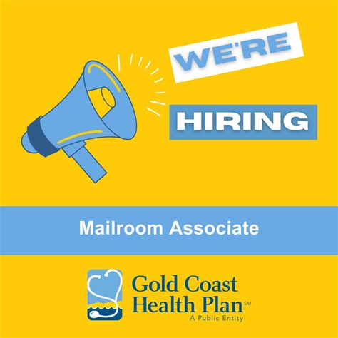 Join GCHP's Operations Team as a Mailroom Associative! This position ...