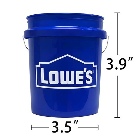 Lowe's 0.4-quart BPA-Free Food-Grade Polypropylene Mini bucket Lid(s ...