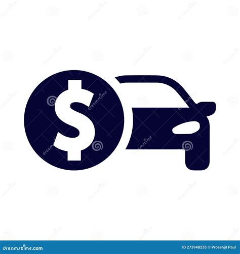 Car, Sale, Dollar, Money, Auto Car Sale Icon Stock Vector ...