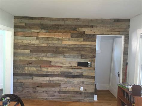 Wood Plank Walls Living Room
