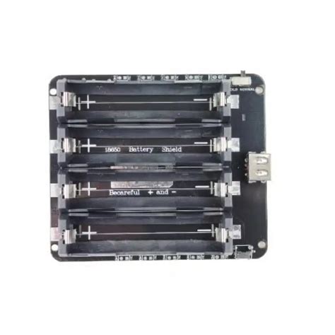4 x 18650 Lithium Battery Shield V8 V9 Mobile Power Expansion Board ...