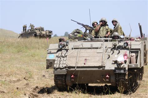 M113A1 armored personnel carriers in service with the Israeli Army ...