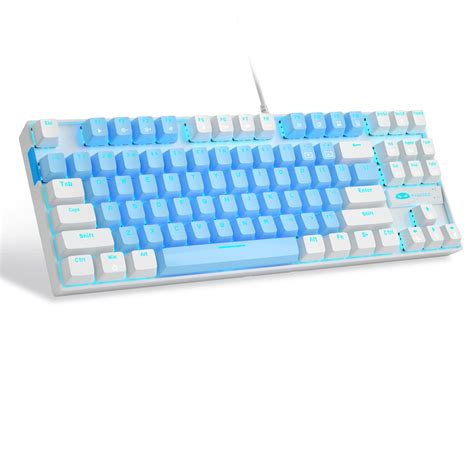 Buy MageGee 75% Mechanical Gaming Keyboard with Blue Switch, LED Blue ...
