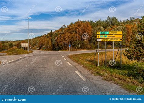 Travel Destination in Norway. Close To the Norwegian and Russian Border ...