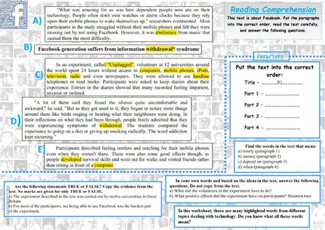 Communication and Technology Worksheets 的图像结果