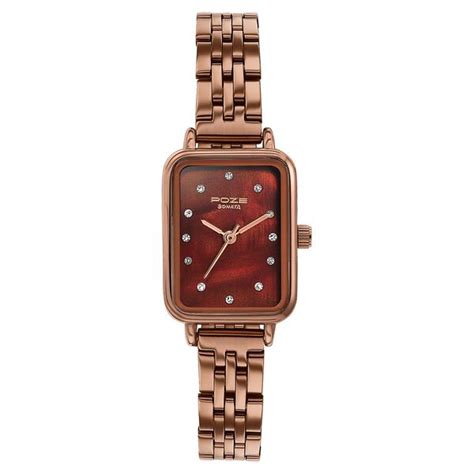 Buy Online Sonata Poze Quartz Analog Mother Of Pearl Dial Brown Metal ...