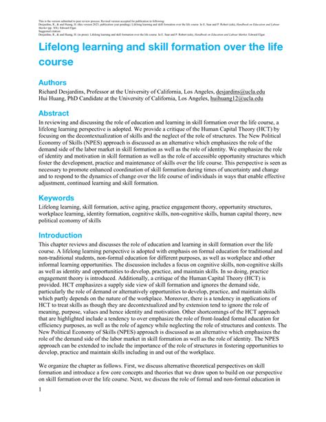 Image result for Life Time Learning Process