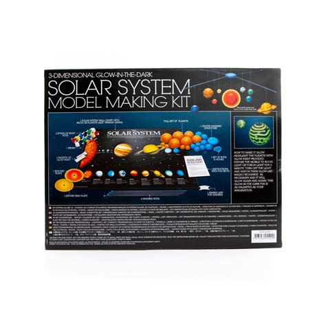 Buy 4M 3D Glow-in-the-Dark Solar System Model Making Science Kit, Stem ...