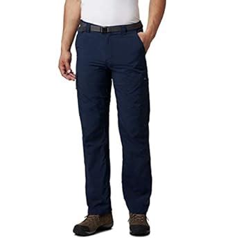 Columbia Men Navy Blue Omni Wick Silver Ridge Cargo Hiking | Trekking ...
