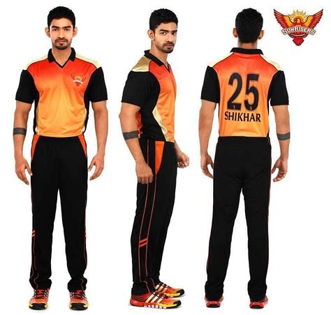 Sunrisers Hyderabad jersey for the 2014 IPL season revealed