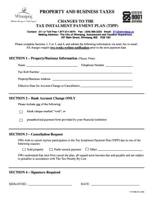 CA Changes to TIPP - Blank Fillable Template | Fill Out, Print ...