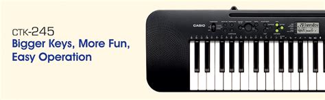Casio CTK-245 49-Key Electronic Keyboard, Black : Amazon.in: Musical ...