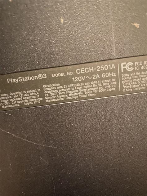 Image result for PS3 Model Numbers