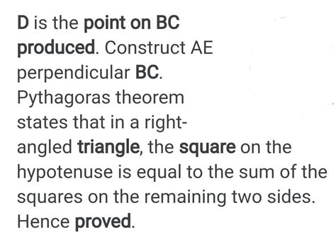 In an isosceles triangle ABC , AB=AC, and D is a point on BC produce ...