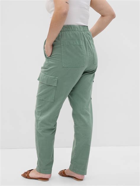 Mid Rise Twill Cargo Pants | Gap