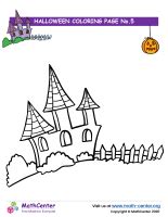 Halloween Coloring Page No.4 | Coloring Activities | Math Center