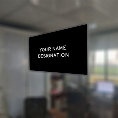 Buy Customized Office Nameplate Online in India – Nutcase