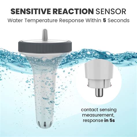 Snapklik.com : Pool Thermometer Floating Easy Read, Digital Wireless ...