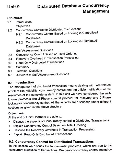 Oracle and Distributed Databases - Distributed Database Concurrency ...