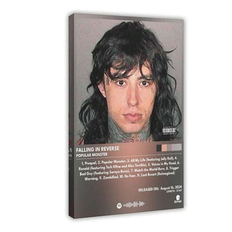 Falling In Reverse Popular Monster Poster 1 Frame 24*36inch Music ...