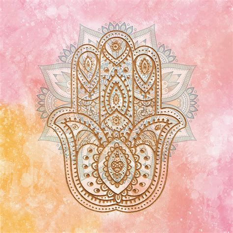 Download Hand Of Fatima, Hamsa, Khamsa. Royalty-Free Stock Illustration ...