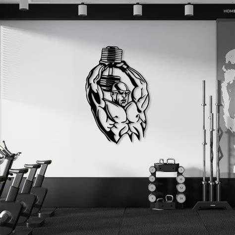Triceps Exercise Metal Wall Art – Decor Mantra