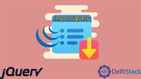 Image result for How to Import jQuery into HTML File