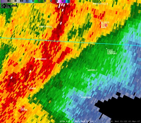 Tornado near Waverly, Ohio