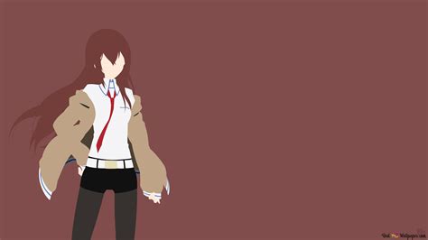 Kurisu Makise of Steins Gate 4K wallpaper download