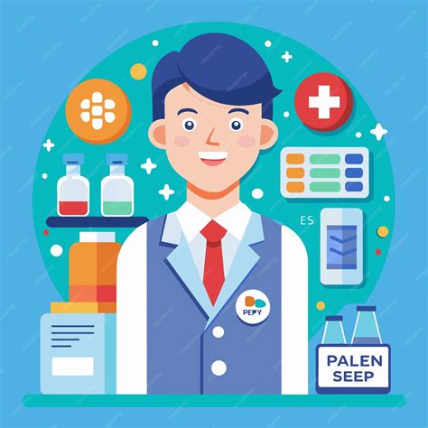 Premium Vector | Pharmaceutical Sales Rep Vector Illustration Flat Style Professional