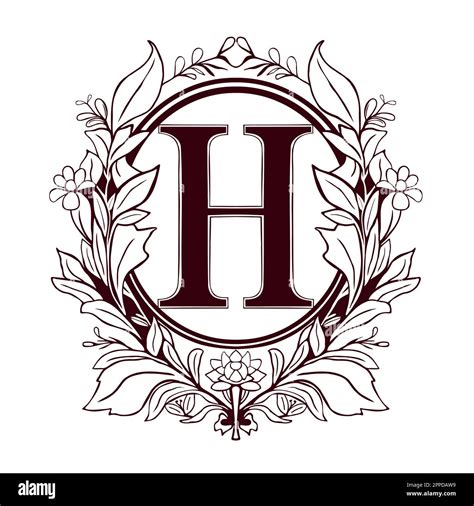 Monogram Letter H