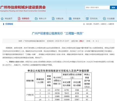 广州调整户籍家庭住房保障标准：公租房收入线上调 住房租赁补贴提高 | 每经网
