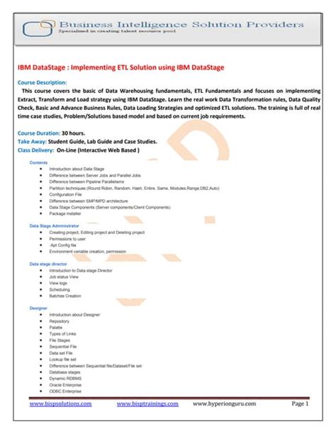 IBM DataStage Designer Tutorial 的图像结果