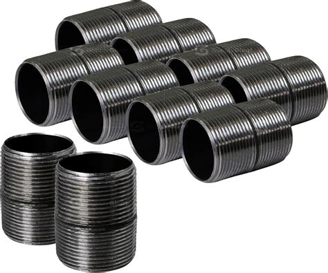 Buy Supply Giant 3/4 Inch Black Pipe Nipple, Three Quarter Inch ...