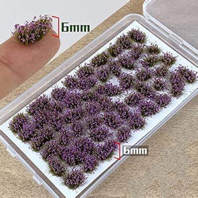 Buy 106 Pcs Miniature Flower Cluster Static Grass Model Grass Tufts ...